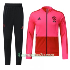 Manchester United Casaco de Treino Conjunto Rosa 2018/19